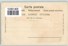 8135 Sihlwald Lithographie Hirsch Auerhahn