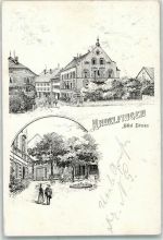 8450 Andelfingen 1902 Lithographie Hotel Löwen