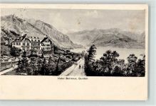 3654 Gunten 1908 - Hotel Bellevue signiert