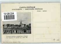 9043 Trogen - Landsgemeinde in Trogen vor 100 Jahren Die ersten zwei Landamänner seit der Landesteilung 1597 Rückseite Landsgemeinde Hundwyl