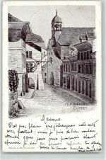 1296 Coppet 1902 Künstlerkarte sign. Ch. A. Reuter