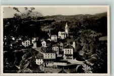 7450 Tiefencastel - Panoramaansicht Dorf Hotel Julier Kirche