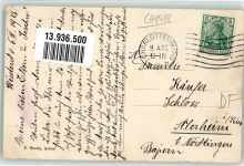 8487 Rämismühle 1913 Gebrauchsspuren Friedheim