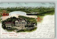 4448 Läufelfingen 1905 Lithographie Kurhaus Frohburg Station Läufelfingen Wiesenfluh