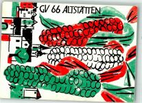 9450 Altstätten SG Künstlerkarte sign. Blöchlinger GV 66