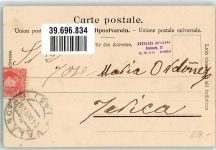 7515 Sils/Segl Baselgia 1900 - frankatur Vorderseite