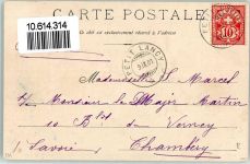 1213 Petit-Lancy Lancy 1901 - Retour de Champs Ort lt. Stempel