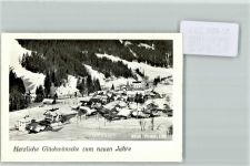 6173 Flühli LU FOTO KEINE AK Foto 10cm x 7cm Neujahrswunsch