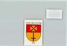 1228 Plan-les-Ouates - Vignette Wappen Kaffee Hag ca 1920-1940 Plan-Les-Ouates