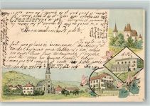 2088 Cressier NE 1898 BOAKC Lithographie