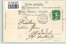 4142 Münchenstein 1910 BOAKC Lithographie/Mondschein Mönchenstein