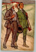 Künstlersteindruck 1824-1924 Schützenverein Carabiniers Verlag Wolfensberger