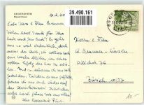 9113 Degersheim Künstlerkarte Bauernhaus Winter sign.