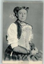 6390 Engelberg 1928 Foto AK Tracht Unterwaldnerin