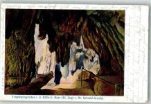 6340 Baar 1901 Foto AK Tropfstein- Höhle