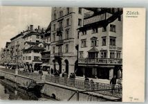 8000 Zürich Foto AK Gasthaus zum Schiff Limmatquai