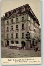 3000 Bern Berne Gebrauchsspuren Hotel Restaurant Ratskeller Bus