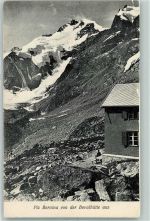 Bovalhütte - Piz Bernina von der Bovalhütte aus Stempel Bovalhütte Section Bernina S.A.C.