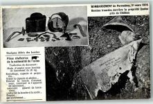 2900 Porrentruy Pruntrut 1916 - Bomben hinter dem Queloz Eigentum in der Nähe des Chateau Bomben gefunden hinter dem Queloz Eigentum in der Nähe des Chateau gefunden