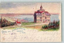 9035 Grub AR 1901 Künstlerkarte Fünfländerblick Rossbuhl sign