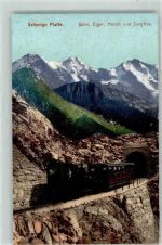 Schynige Platte 1907 - Bahn Eiger Mönch Jungfrau
