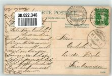 3360 Herzogenbuchsee 1909 Foto AK Kirche Mondschein