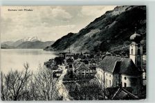 6442 Gersau 1912 - mit Pilatus