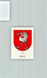 1636 Broc - Vignette Wappen Kaffee Hag ca 1920-1940