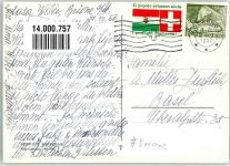 6634 Brione Verzasca Foto AK Fliegeraufnahme Ort handschriftlich
