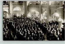 3000 Bern Berne Foto AK Menschenansammlung im Bundeshaus