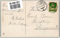 6464 Spiringen 1928 Foto AK Vogelschau Klausenstrasse Ort lt. Stempel