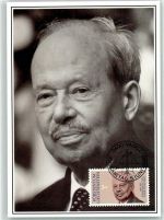 Fürst Franz Josef II. Gedenkausgabe Trauermarken Ausgabe 5. Juni1990 Adel Liechtenstein