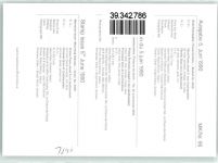 Fürst Franz Josef II. Gedenkausgabe Trauermarken Ausgabe 5. Juni1990 Adel Liechtenstein