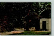 3235 St. Petersinsel Erlach Lithographie Promenade mit Festplatz