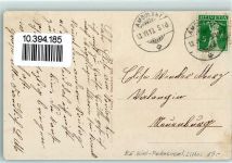 3235 St. Petersinsel Erlach Lithographie Promenade mit Festplatz