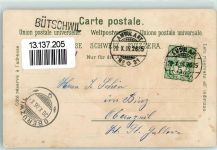 9242 Oberuzwil 1906 Gebrauchsspuren Jungen mit Kuhglocken