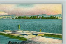 Ufenau Insel 1912 Lithographie / Künstlerkarte von E. Stiefel - Insel Ufenau AK