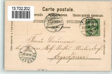 9230 Flawil 1899 BOAKC Lithographie Gasthaus Rosengarten Untere Bahnhofstraße Kath. Kirche Mittlere Bahnhofstraße Oberglatt Ev. Kirche Verlag Künzli Nr 1750