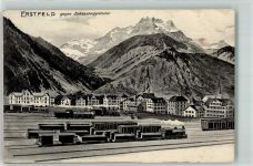 6472 Erstfeld 1914 - Bahnhof Eisenbahn Schlossberggletscher