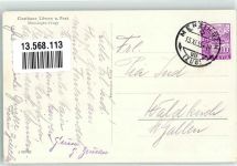 6313 Menzingen 1935 Foto AK Gasthaus zum Löwen