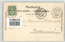 3807 Iseltwald 1899 Lithographie Iseltwald