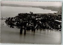 8272 Ermatingen 1957 FOTO KEINE AK Fliegeraufnahme Ort handschriftlich