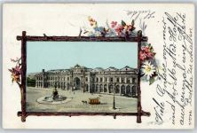 8000 Zürich - Bahnhof, Escher-Denkmal, Straßenbahn