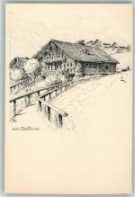 1865 Les Diablerets Ormont-Dessus Radierung Les Diablerets