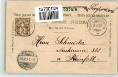 8634 Hombrechtikon 1900 BOAKC Schulhaus Lithographie