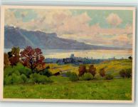 Spendenkarte - Gemälde von Odier , gute Erhaltung Pro Infirmis Schweiz Künstlerkarte