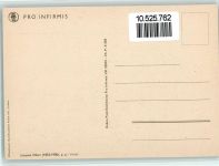 Spendenkarte - Gemälde von Odier , gute Erhaltung Pro Infirmis Schweiz Künstlerkarte