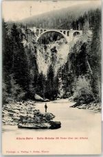 Albula 1913 - Solisbrücke Albula-Bahn
