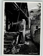7610 Soglio 1955 Foto AK Dorfpartie