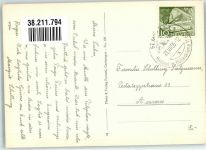 7610 Soglio 1955 Foto AK Dorfpartie